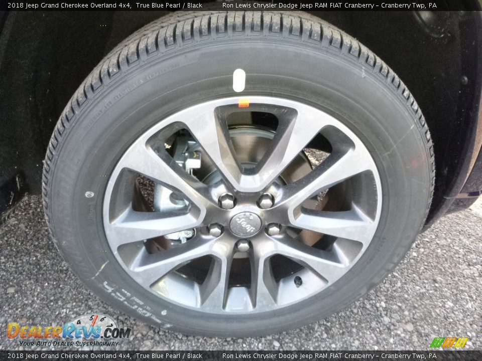 2018 Jeep Grand Cherokee Overland 4x4 True Blue Pearl / Black Photo #8