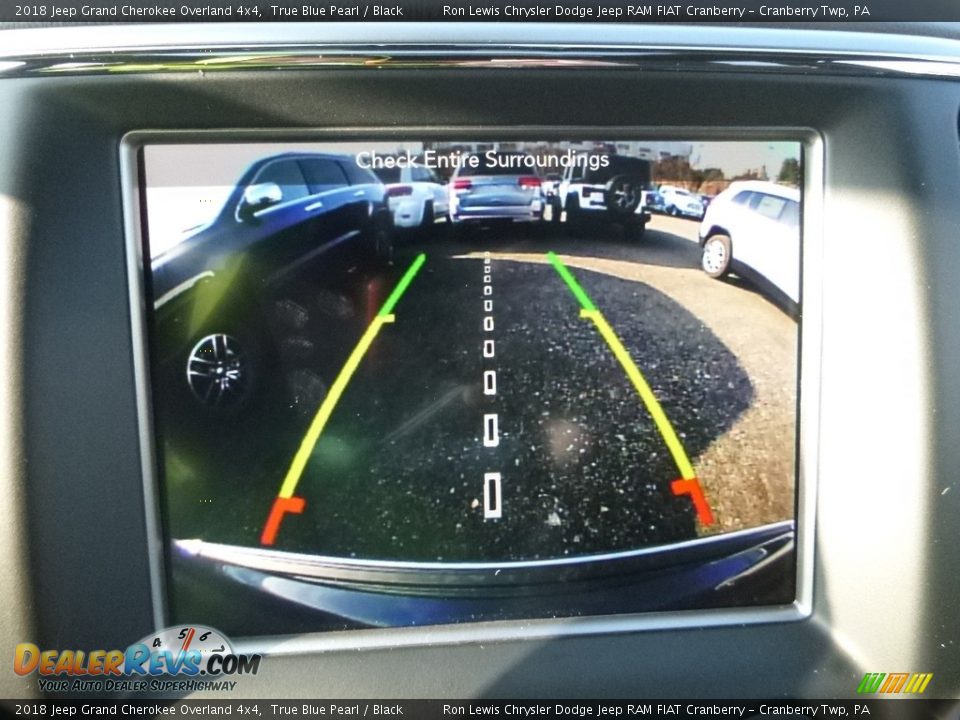 2018 Jeep Grand Cherokee Overland 4x4 True Blue Pearl / Black Photo #17