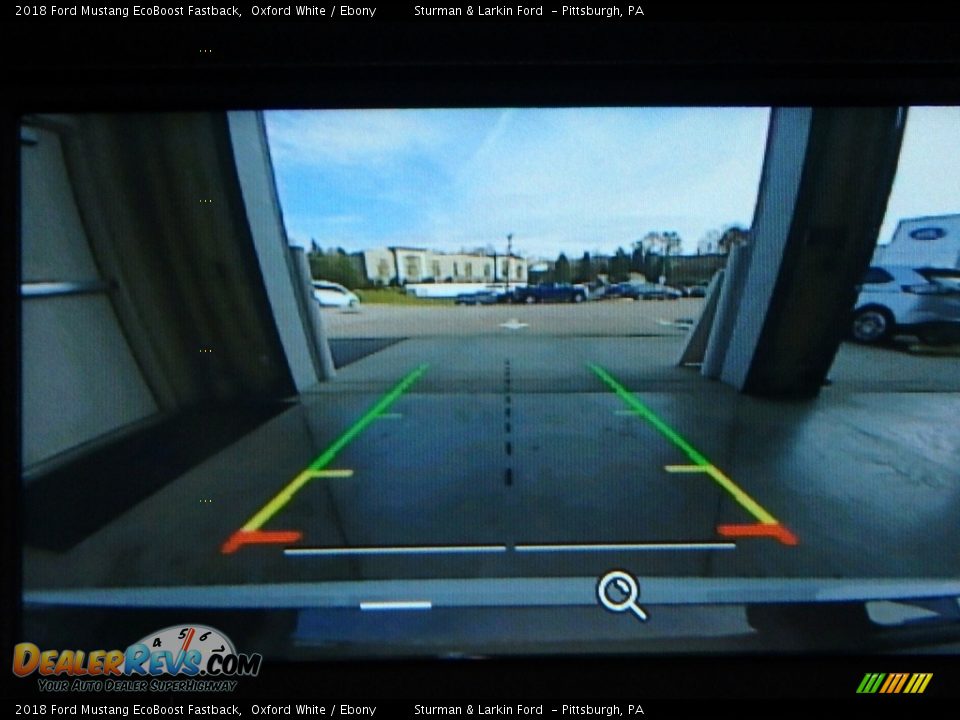 2018 Ford Mustang EcoBoost Fastback Oxford White / Ebony Photo #12