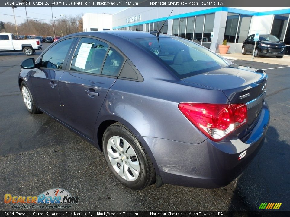 2014 Chevrolet Cruze LS Atlantis Blue Metallic / Jet Black/Medium Titanium Photo #4