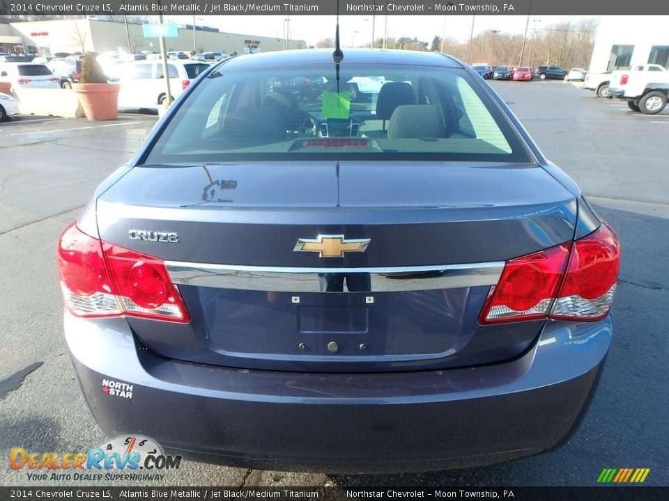 2014 Chevrolet Cruze LS Atlantis Blue Metallic / Jet Black/Medium Titanium Photo #7