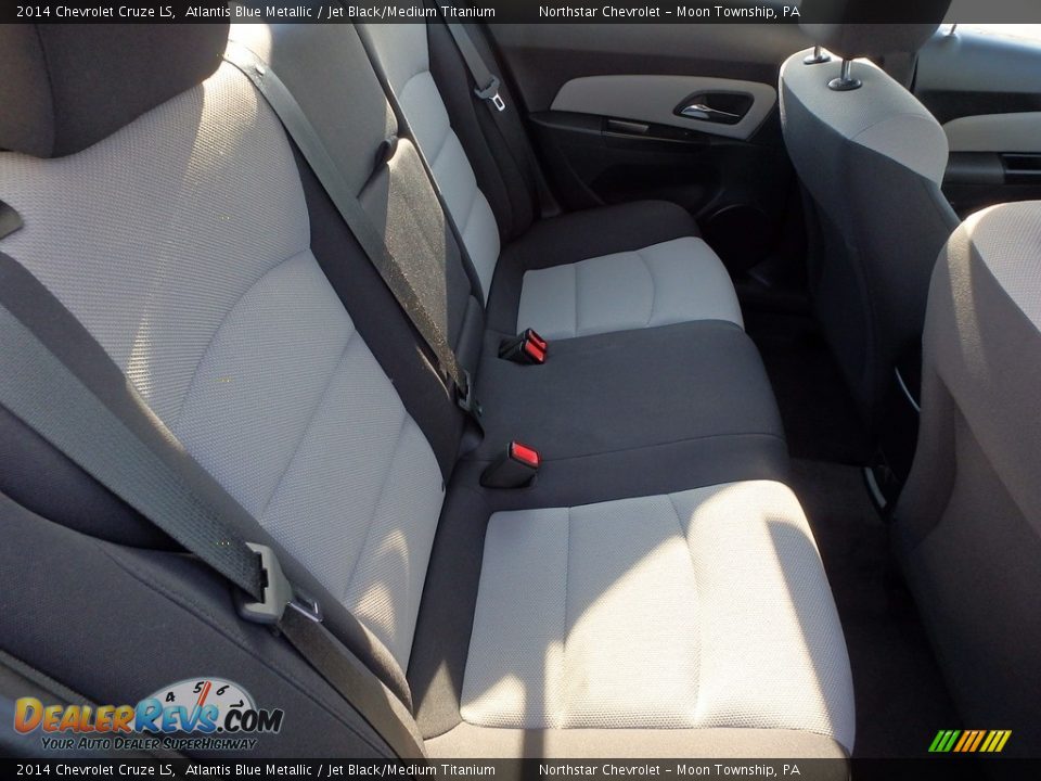 2014 Chevrolet Cruze LS Atlantis Blue Metallic / Jet Black/Medium Titanium Photo #18