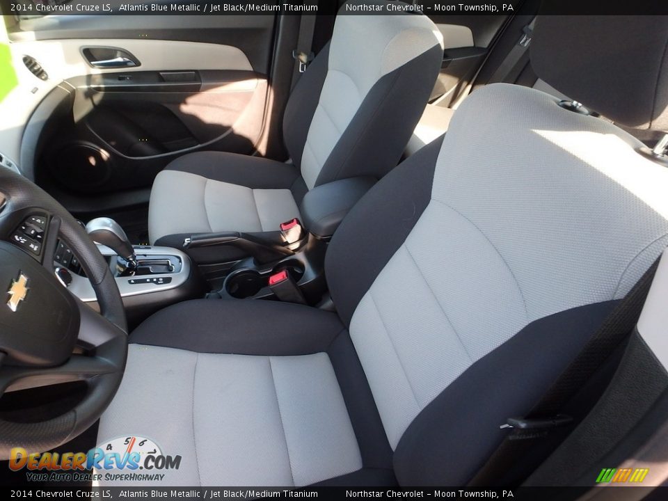 2014 Chevrolet Cruze LS Atlantis Blue Metallic / Jet Black/Medium Titanium Photo #20
