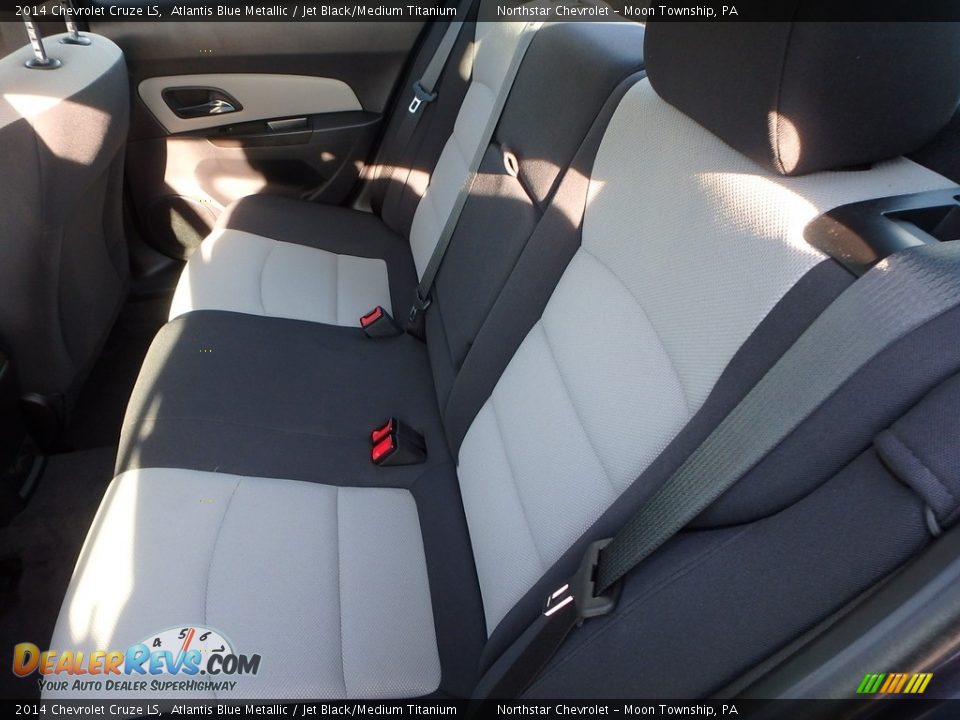 2014 Chevrolet Cruze LS Atlantis Blue Metallic / Jet Black/Medium Titanium Photo #21