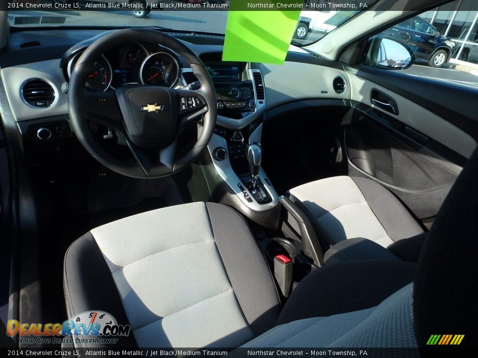 2014 Chevrolet Cruze LS Atlantis Blue Metallic / Jet Black/Medium Titanium Photo #22