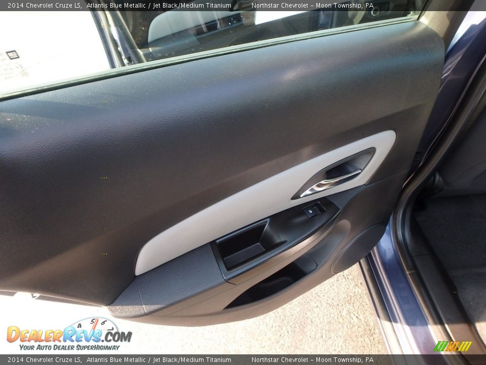 2014 Chevrolet Cruze LS Atlantis Blue Metallic / Jet Black/Medium Titanium Photo #23