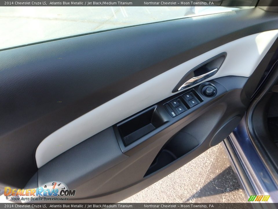 2014 Chevrolet Cruze LS Atlantis Blue Metallic / Jet Black/Medium Titanium Photo #24