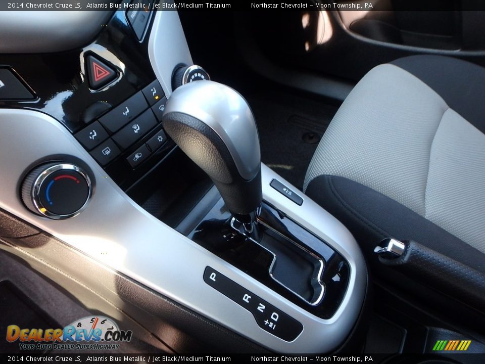2014 Chevrolet Cruze LS Atlantis Blue Metallic / Jet Black/Medium Titanium Photo #26