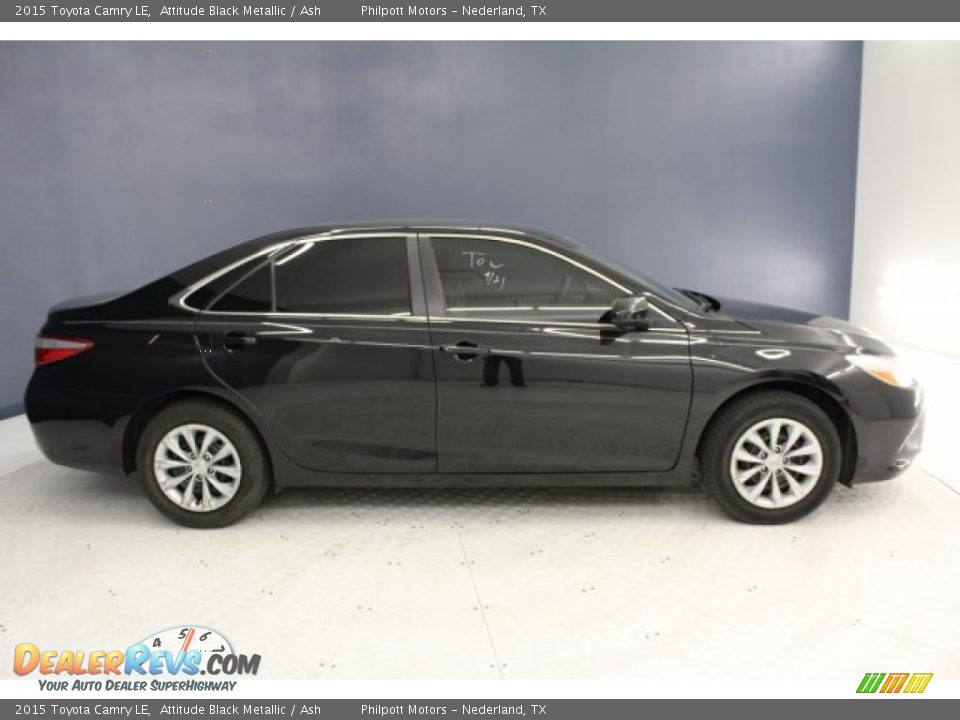 2015 Toyota Camry LE Attitude Black Metallic / Ash Photo #7