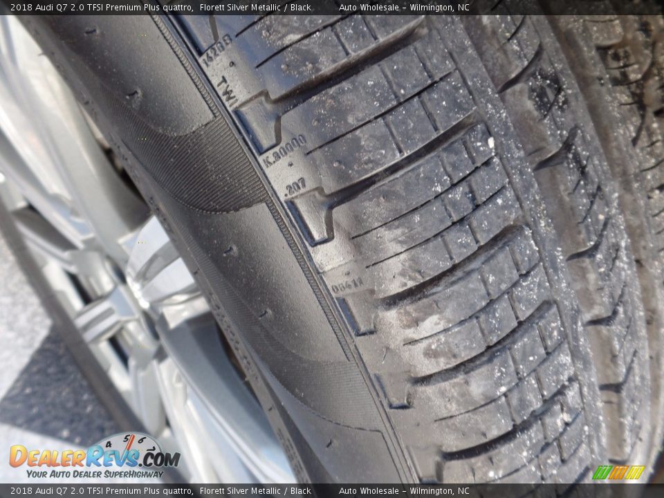 2018 Audi Q7 2.0 TFSI Premium Plus quattro Florett Silver Metallic / Black Photo #8