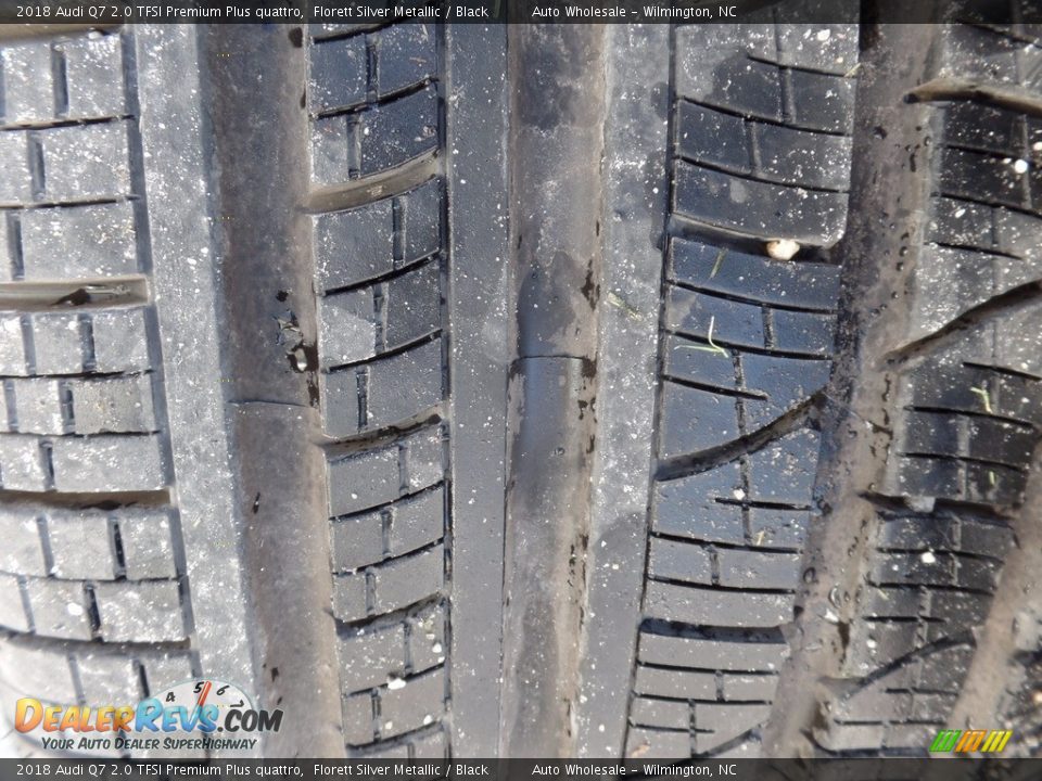 2018 Audi Q7 2.0 TFSI Premium Plus quattro Florett Silver Metallic / Black Photo #9