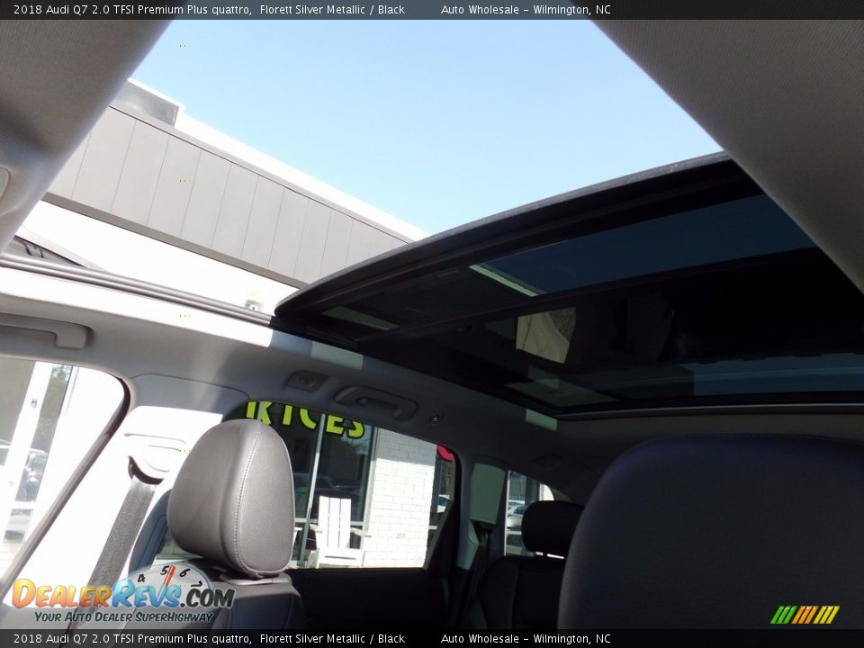 2018 Audi Q7 2.0 TFSI Premium Plus quattro Florett Silver Metallic / Black Photo #11