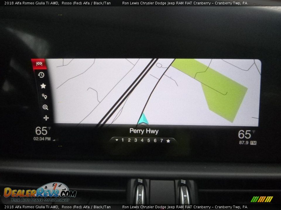 Navigation of 2018 Alfa Romeo Giulia Ti AWD Photo #25