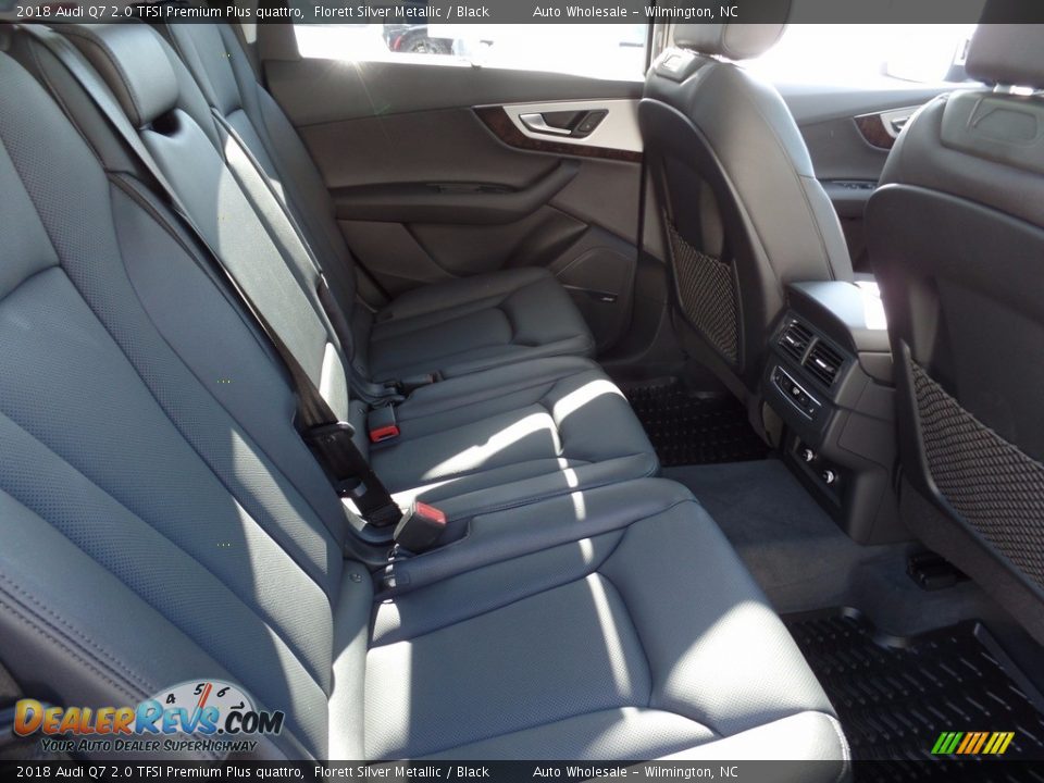 2018 Audi Q7 2.0 TFSI Premium Plus quattro Florett Silver Metallic / Black Photo #14