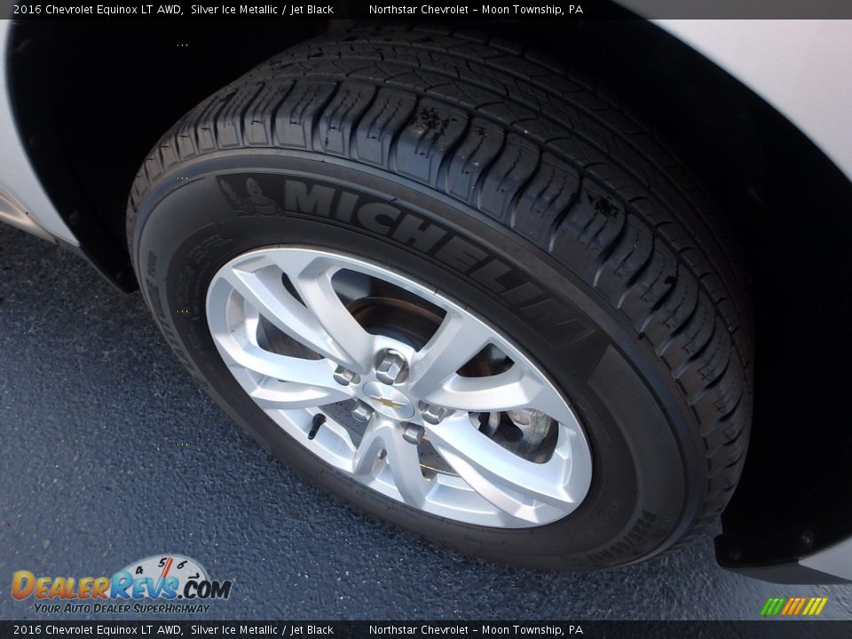 2016 Chevrolet Equinox LT AWD Silver Ice Metallic / Jet Black Photo #13