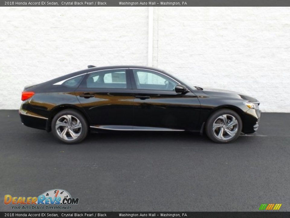 2018 Honda Accord EX Sedan Crystal Black Pearl / Black Photo #2