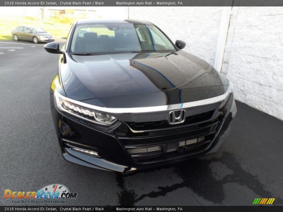 2018 Honda Accord EX Sedan Crystal Black Pearl / Black Photo #3