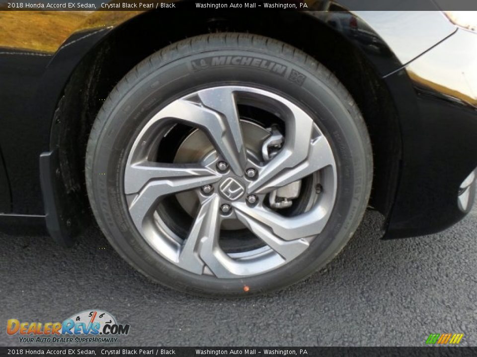 2018 Honda Accord EX Sedan Crystal Black Pearl / Black Photo #4