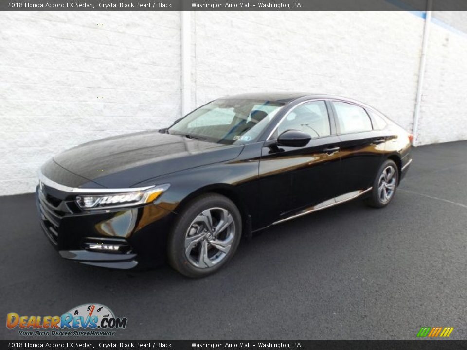 2018 Honda Accord EX Sedan Crystal Black Pearl / Black Photo #5