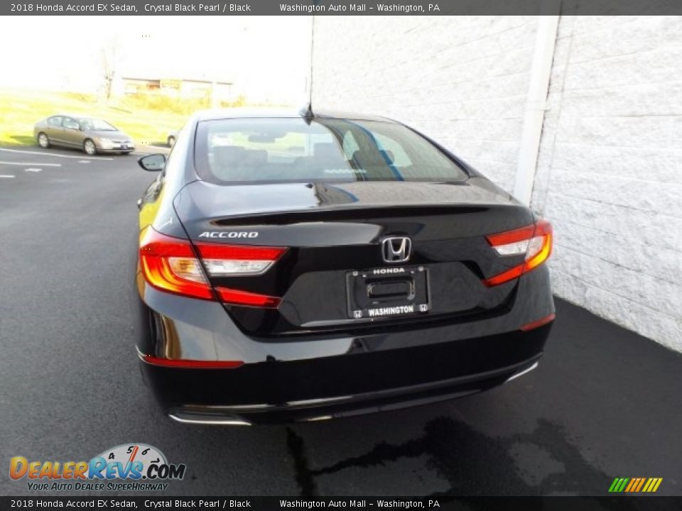 2018 Honda Accord EX Sedan Crystal Black Pearl / Black Photo #7
