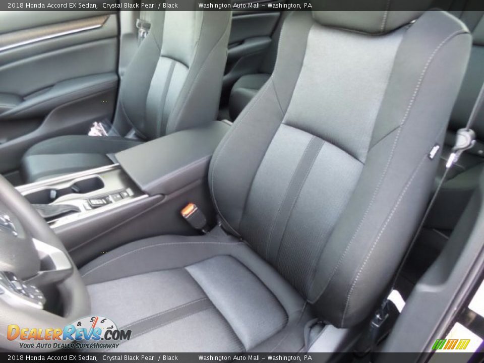 2018 Honda Accord EX Sedan Crystal Black Pearl / Black Photo #9