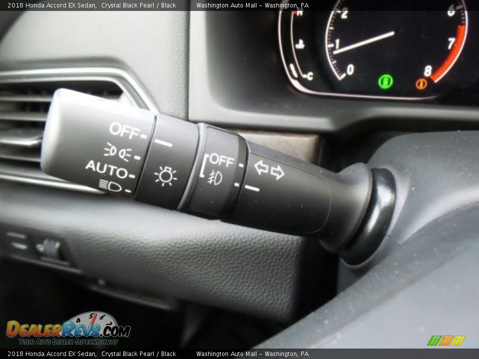2018 Honda Accord EX Sedan Crystal Black Pearl / Black Photo #20