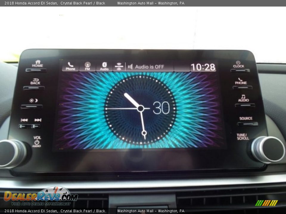 2018 Honda Accord EX Sedan Crystal Black Pearl / Black Photo #23