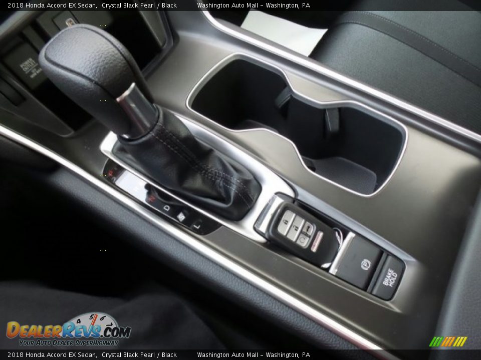 2018 Honda Accord EX Sedan Crystal Black Pearl / Black Photo #27