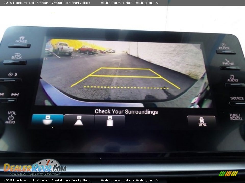 2018 Honda Accord EX Sedan Crystal Black Pearl / Black Photo #28
