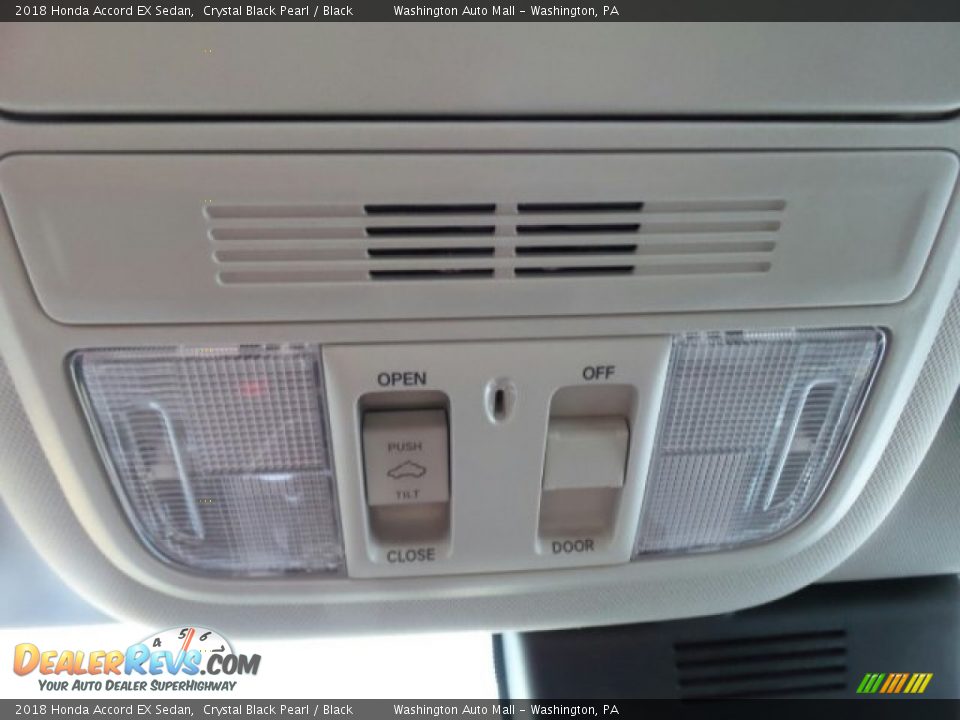 2018 Honda Accord EX Sedan Crystal Black Pearl / Black Photo #29