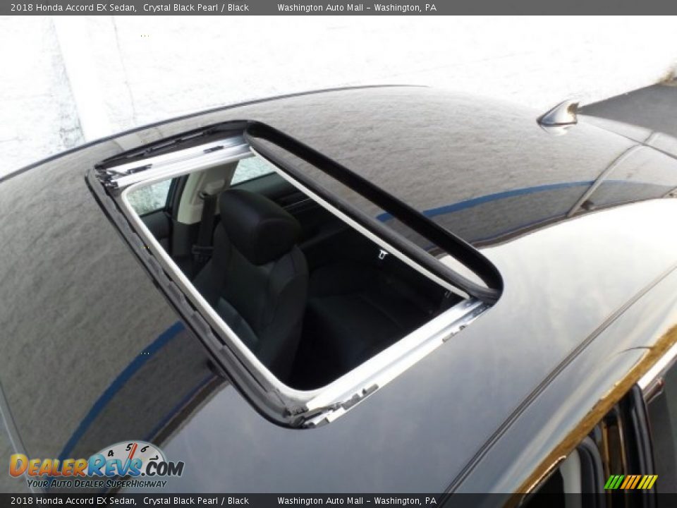 2018 Honda Accord EX Sedan Crystal Black Pearl / Black Photo #30
