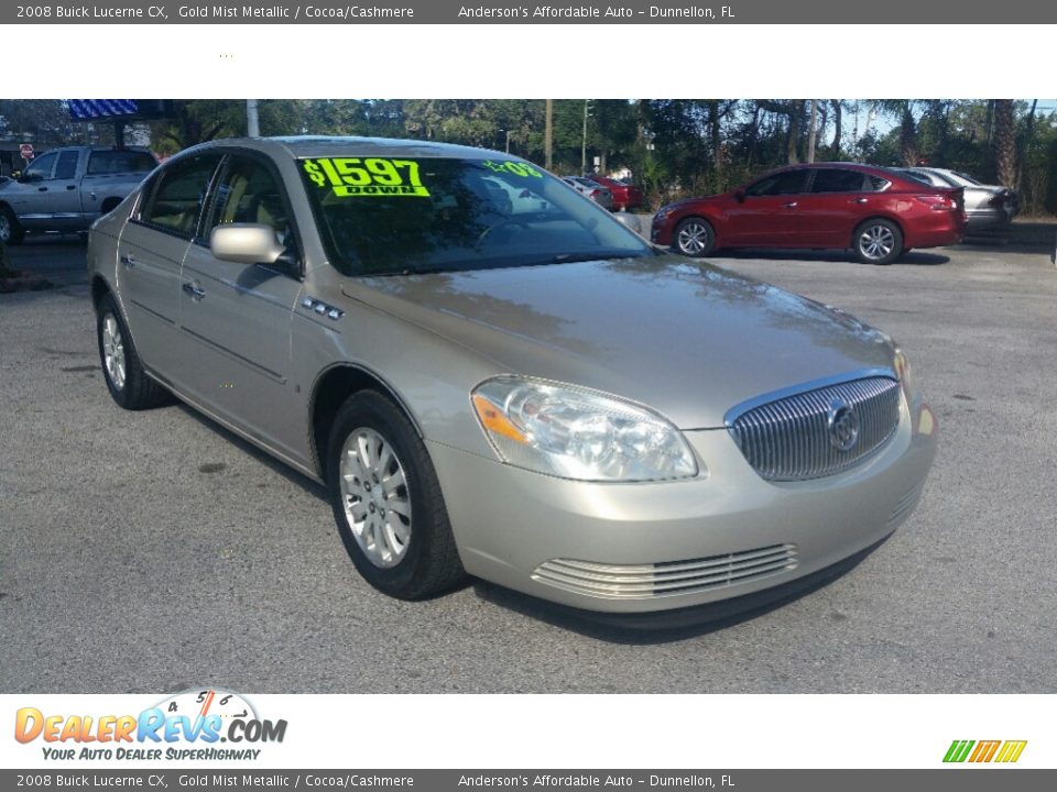 2008 Buick Lucerne CX Gold Mist Metallic / Cocoa/Cashmere Photo #1