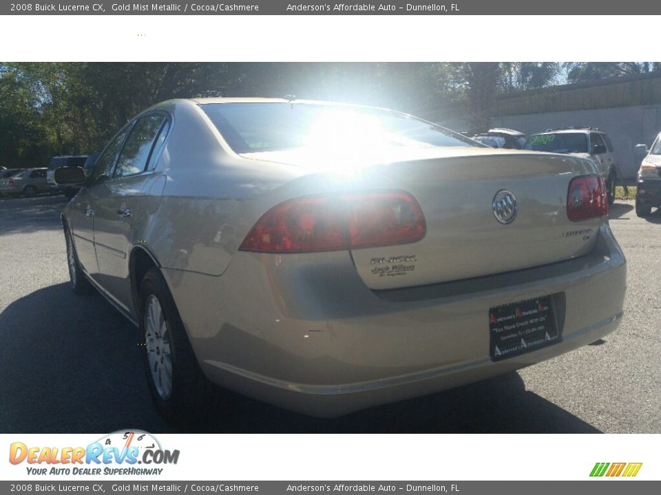 2008 Buick Lucerne CX Gold Mist Metallic / Cocoa/Cashmere Photo #5