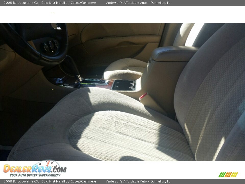2008 Buick Lucerne CX Gold Mist Metallic / Cocoa/Cashmere Photo #10