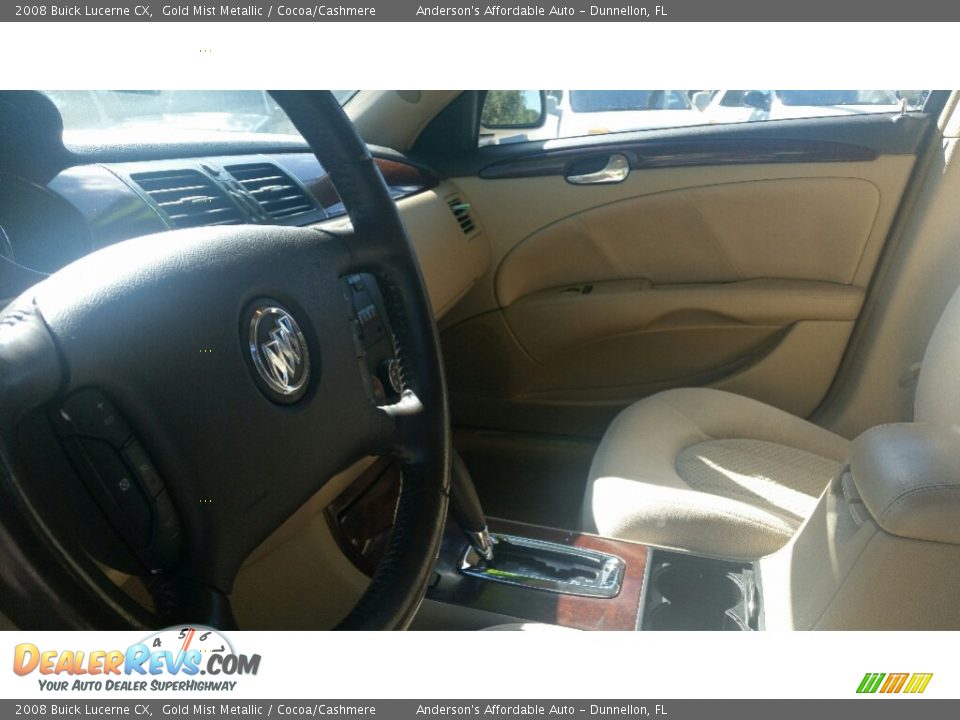 2008 Buick Lucerne CX Gold Mist Metallic / Cocoa/Cashmere Photo #11