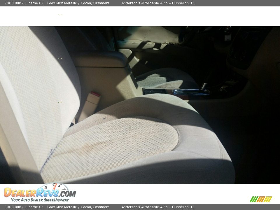2008 Buick Lucerne CX Gold Mist Metallic / Cocoa/Cashmere Photo #17
