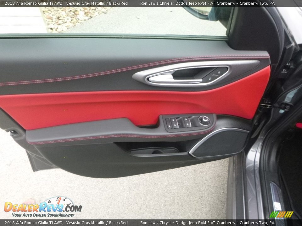 Door Panel of 2018 Alfa Romeo Giulia Ti AWD Photo #19