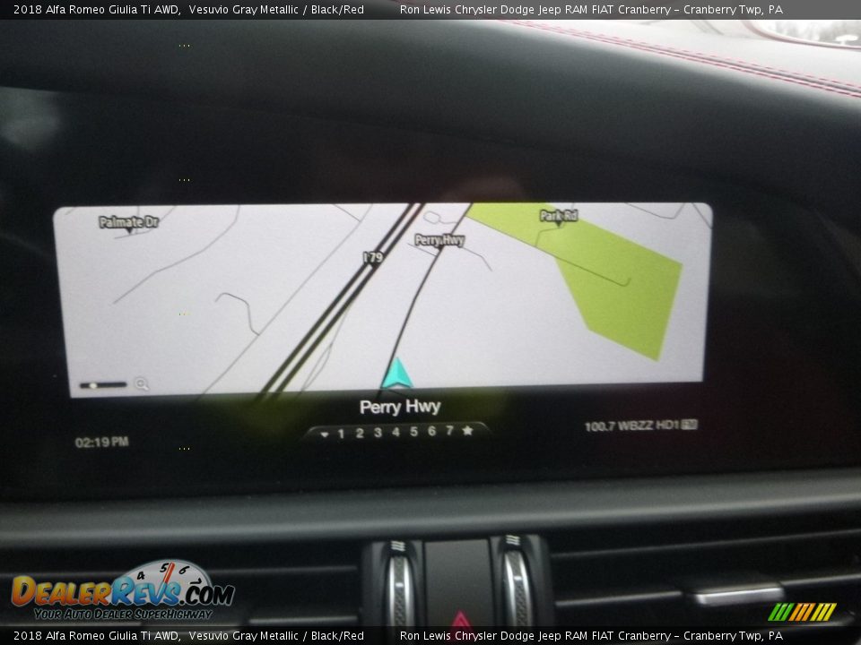 Navigation of 2018 Alfa Romeo Giulia Ti AWD Photo #23