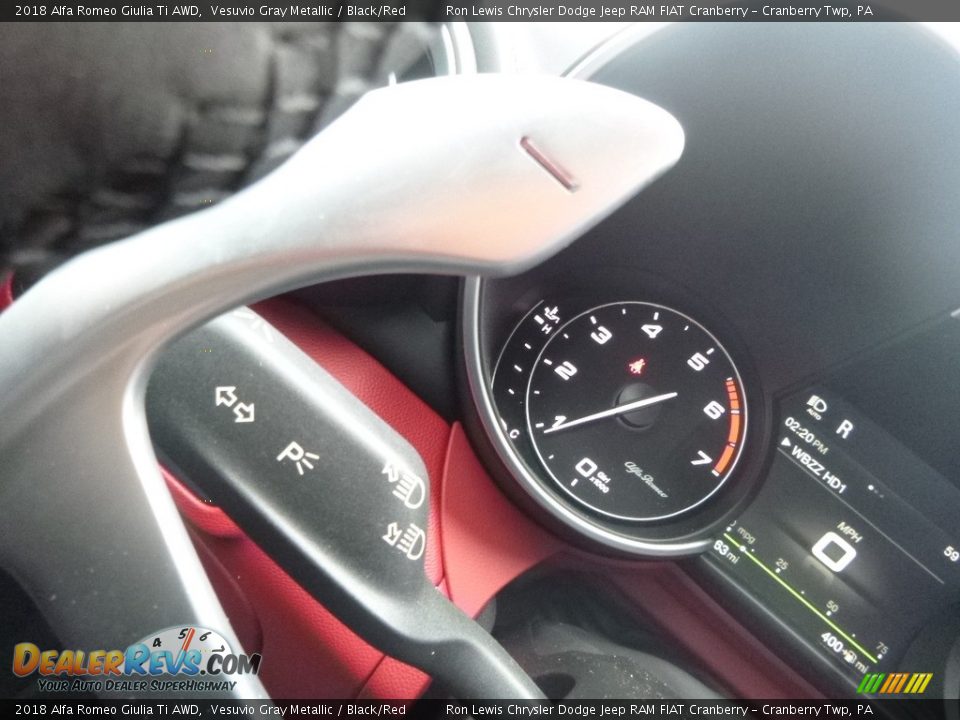2018 Alfa Romeo Giulia Ti AWD Shifter Photo #25