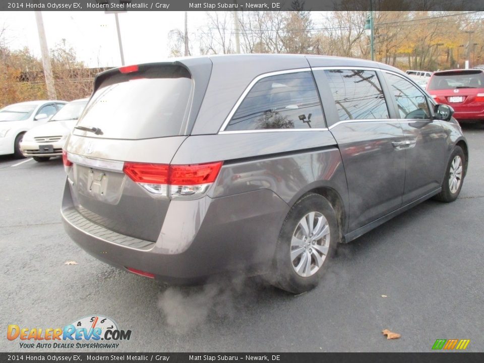 2014 Honda Odyssey EX Modern Steel Metallic / Gray Photo #6