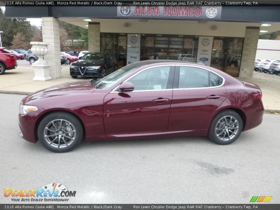 Monza Red Metallic 2018 Alfa Romeo Giulia AWD Photo #3