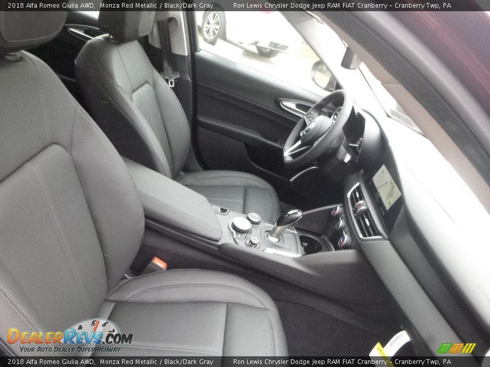 2018 Alfa Romeo Giulia AWD Monza Red Metallic / Black/Dark Gray Photo #14