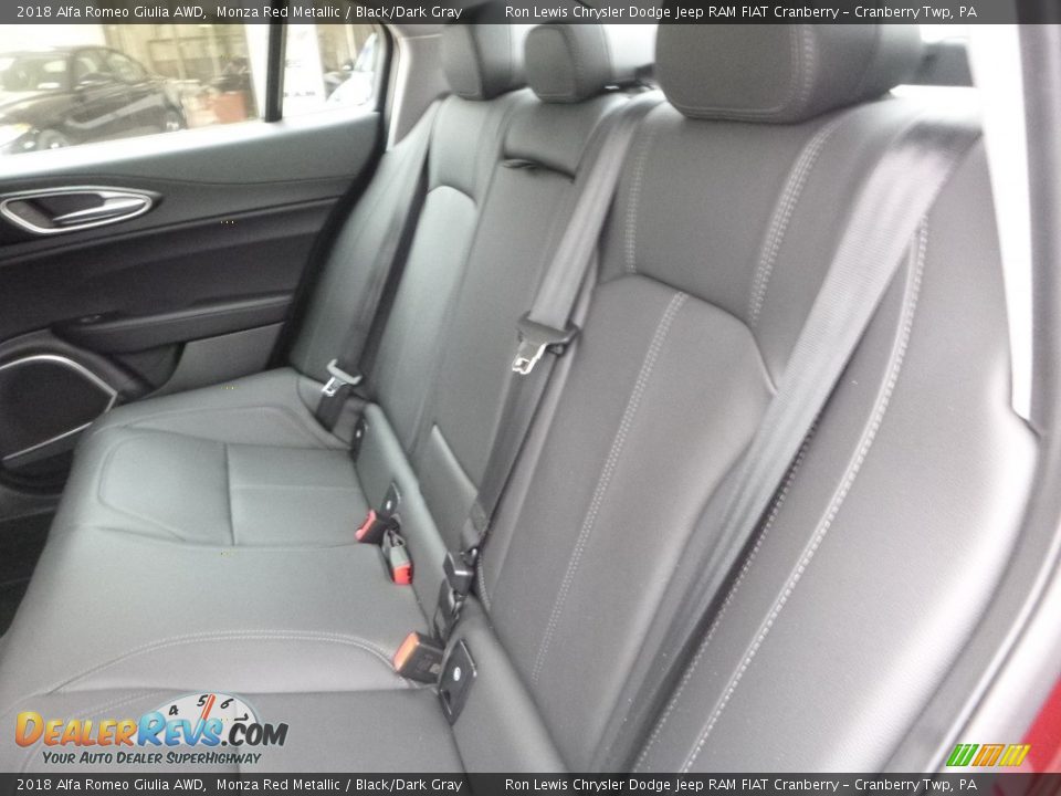 2018 Alfa Romeo Giulia AWD Monza Red Metallic / Black/Dark Gray Photo #17