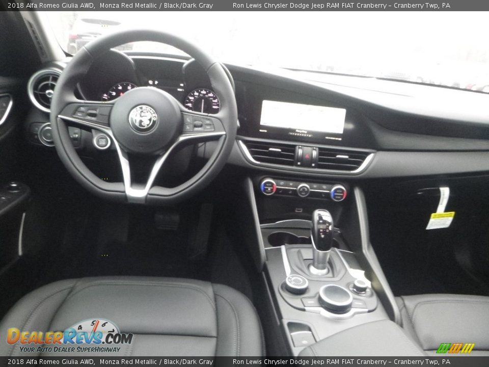 2018 Alfa Romeo Giulia AWD Monza Red Metallic / Black/Dark Gray Photo #19