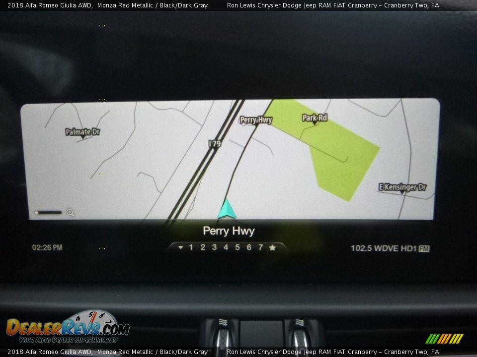 Navigation of 2018 Alfa Romeo Giulia AWD Photo #24