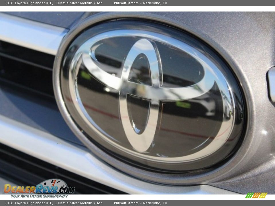 2018 Toyota Highlander XLE Celestial Silver Metallic / Ash Photo #4