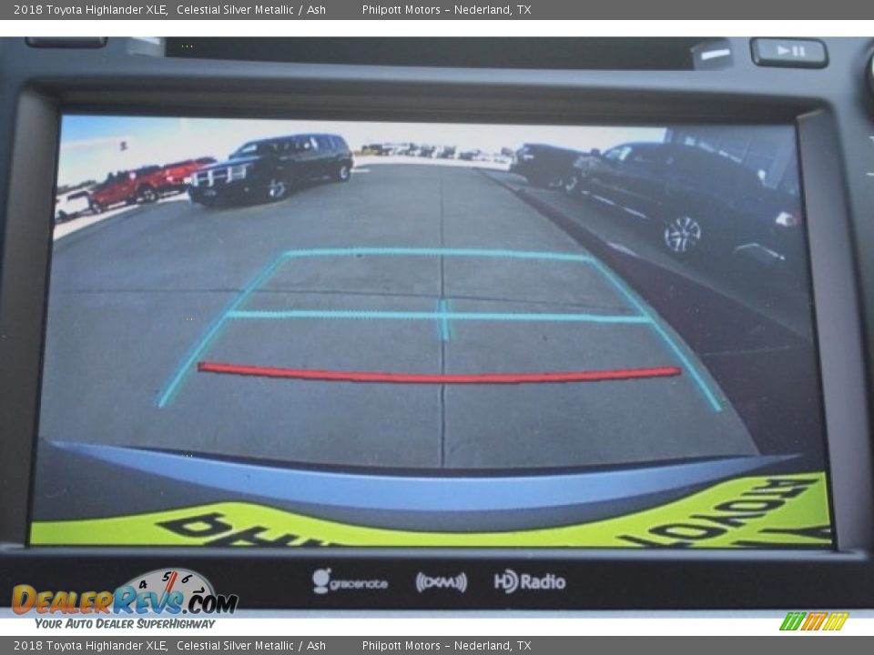 2018 Toyota Highlander XLE Celestial Silver Metallic / Ash Photo #13