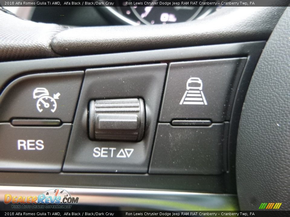 2018 Alfa Romeo Giulia Ti AWD Alfa Black / Black/Dark Gray Photo #26