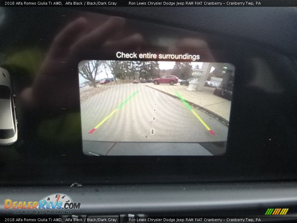 2018 Alfa Romeo Giulia Ti AWD Alfa Black / Black/Dark Gray Photo #28