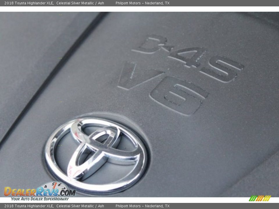 2018 Toyota Highlander XLE Celestial Silver Metallic / Ash Photo #29
